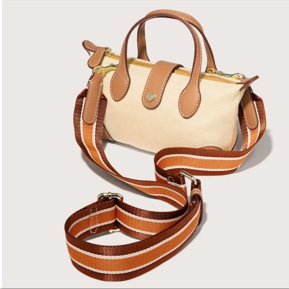Stoney Clover Lane Pouchette Crossbody
Bag Saddle & Natural